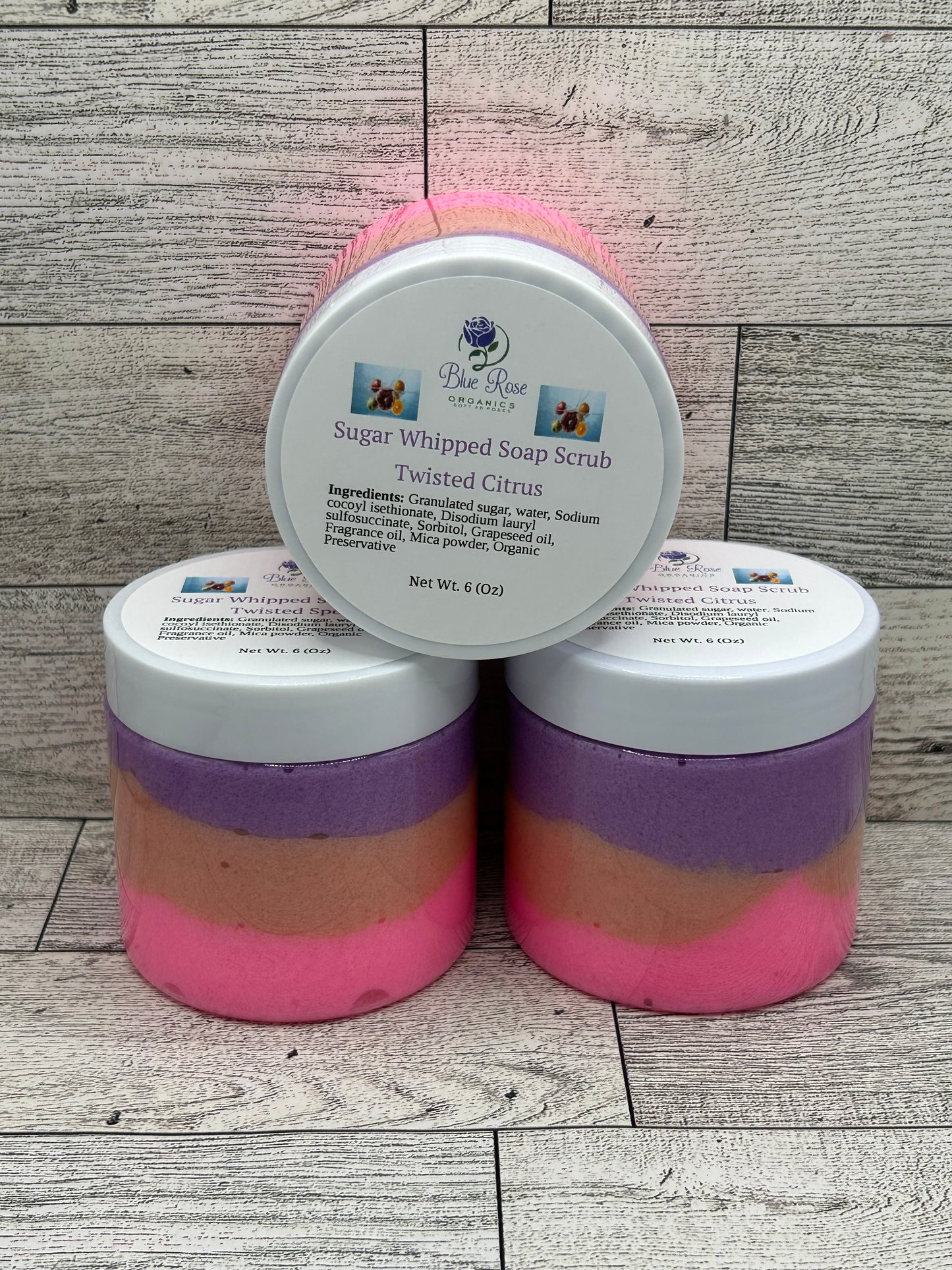 Twisted Citrus| Sugar Whipped Soap Scrub (Limited Edition)