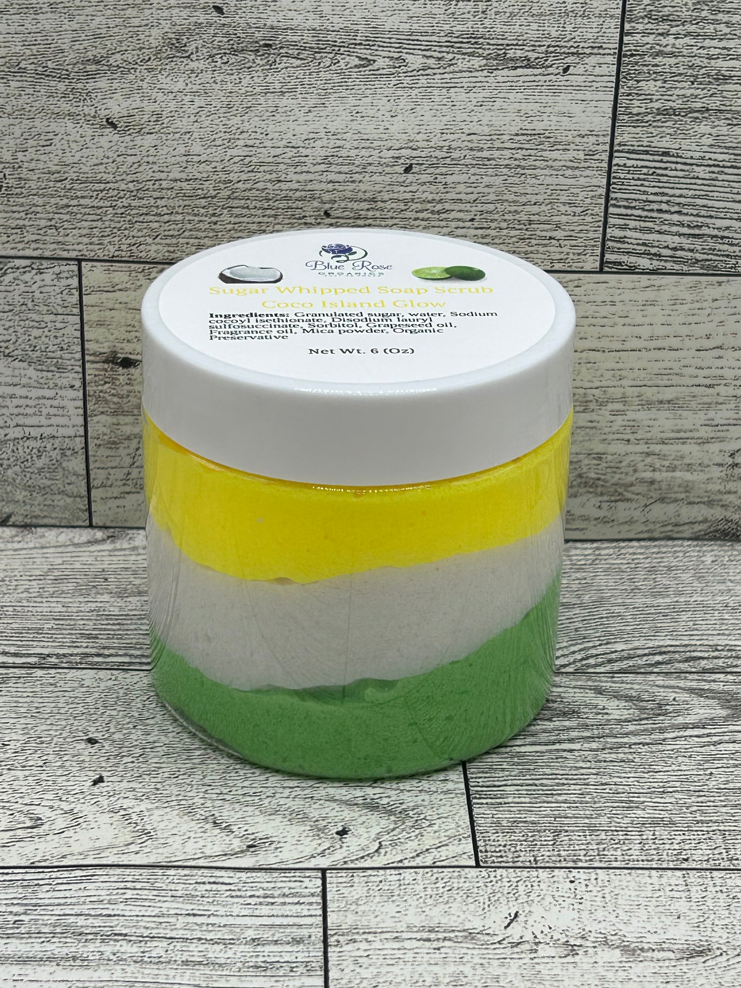 Coco Island Glow | Sugar Whipped Soap Scrub (Limited Edition)