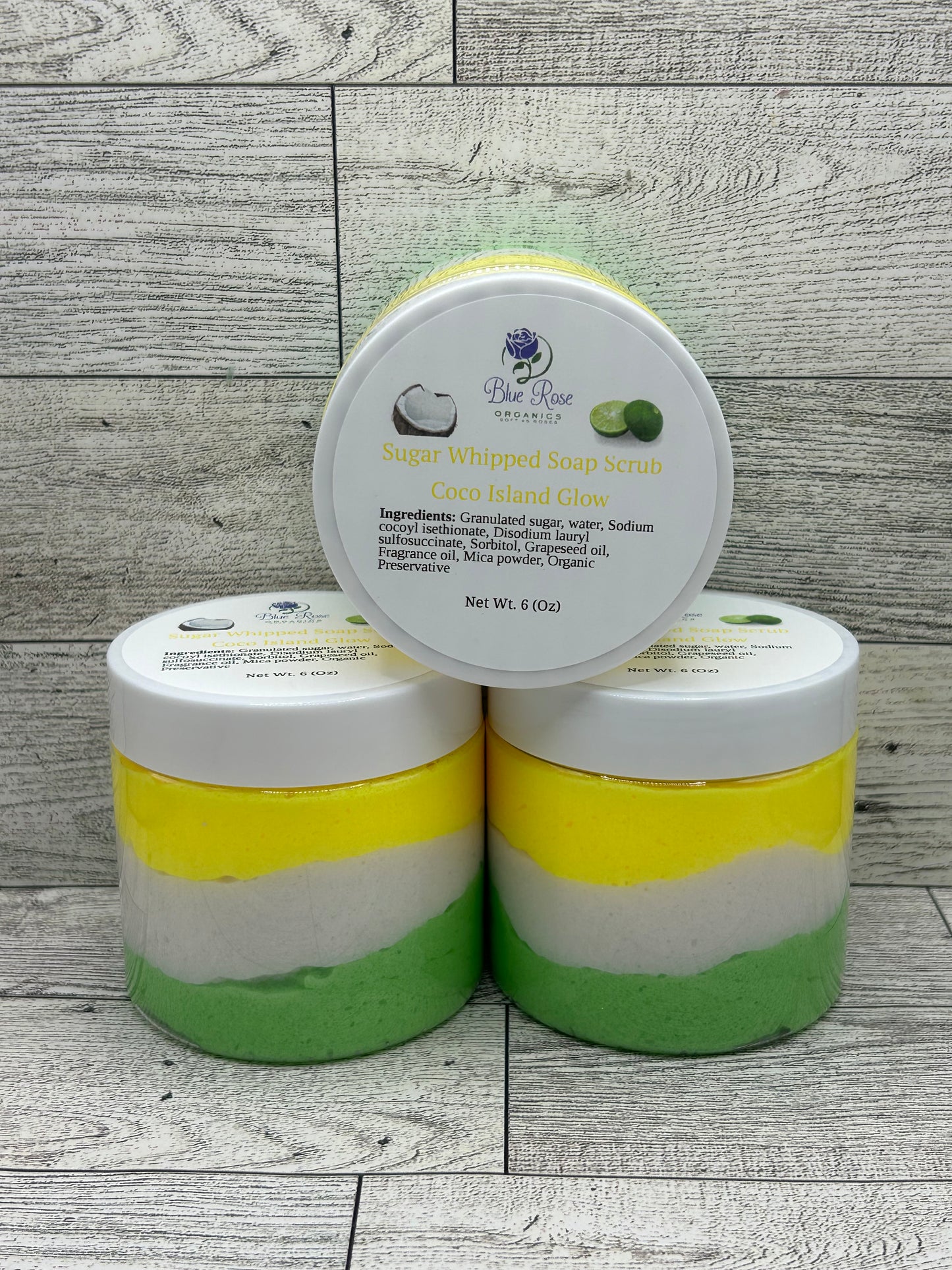Coco Island Glow | Sugar Whipped Soap Scrub  (Limited Edition)