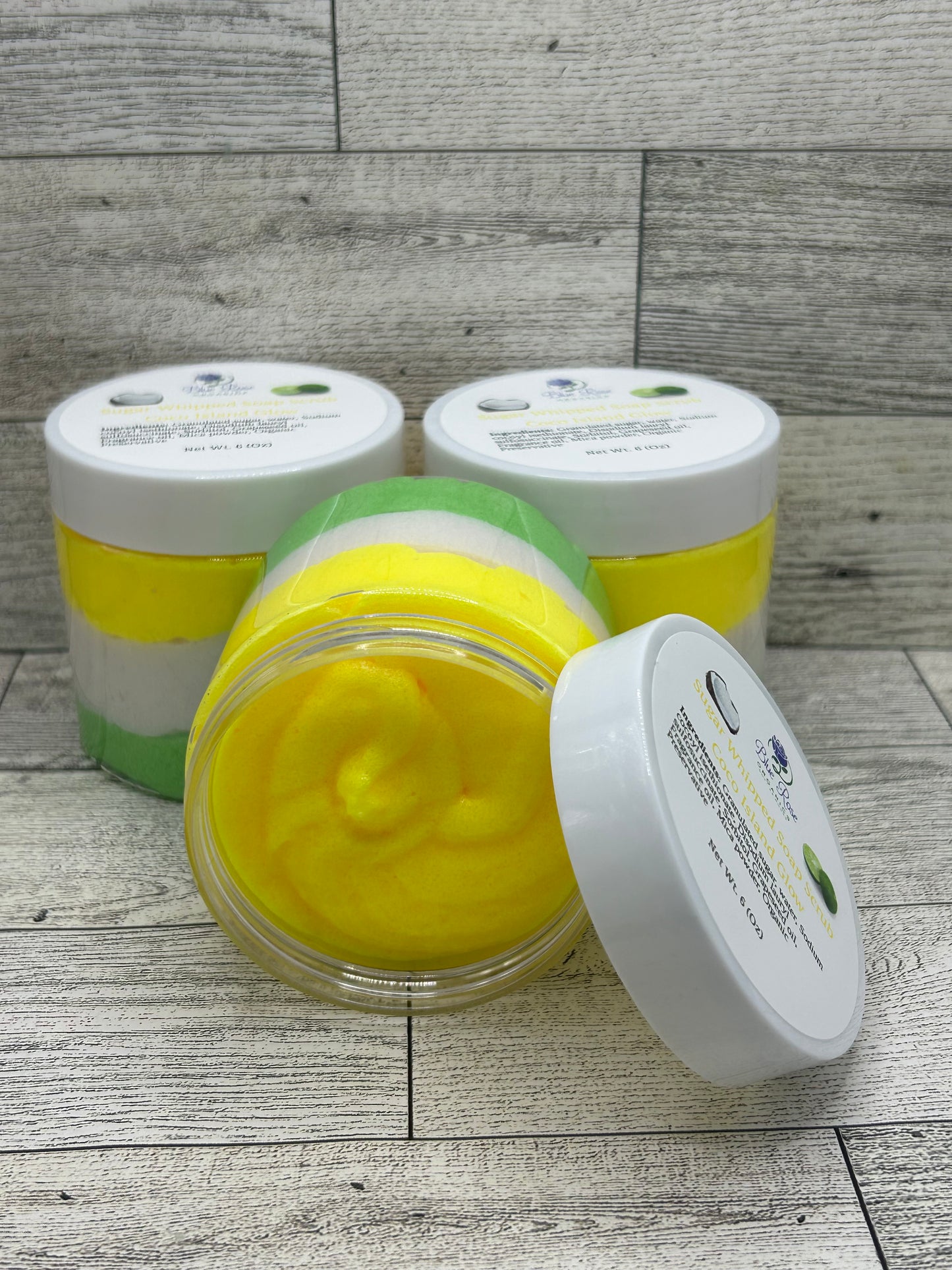 Coco Island Glow | Sugar Whipped Soap Scrub  (Limited Edition)